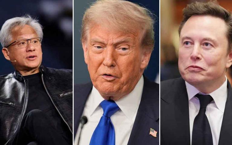 Donald Trump Arrives in Beijing with Elon Musk and Jensen Huang for Major AI & Tech Summit