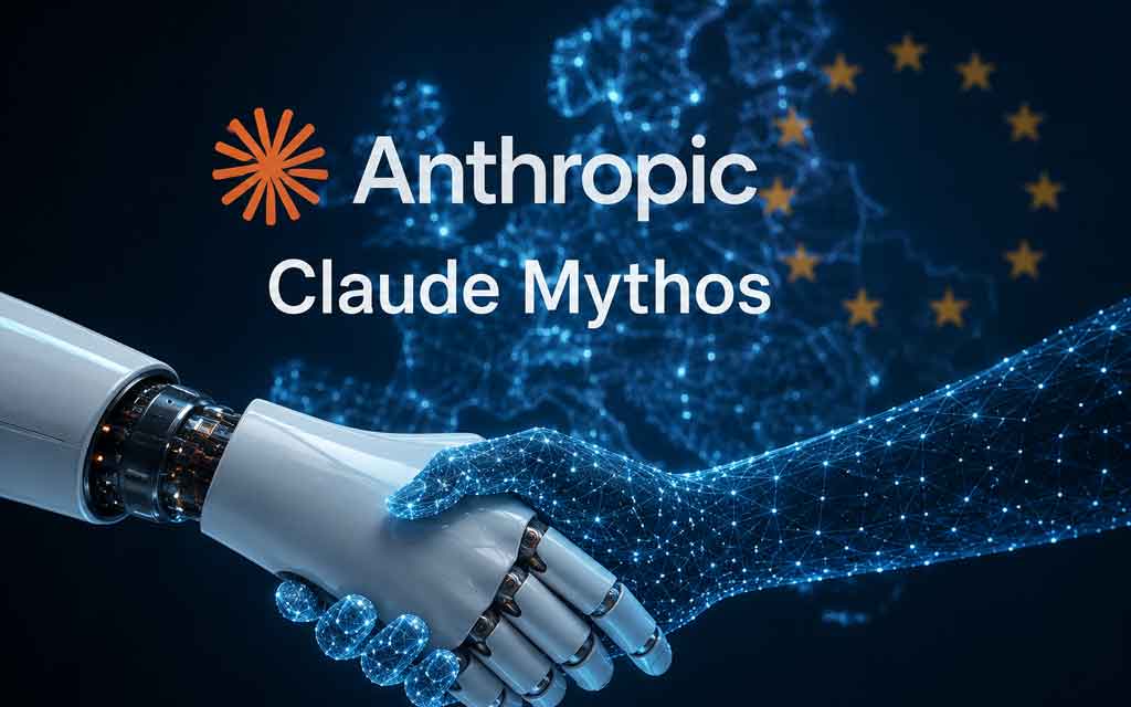Anthropic Claude Mythos AI cybersecurity model helping European Union cybersecurity teams identify vulnerabilities and strengthen digital infrastructure
