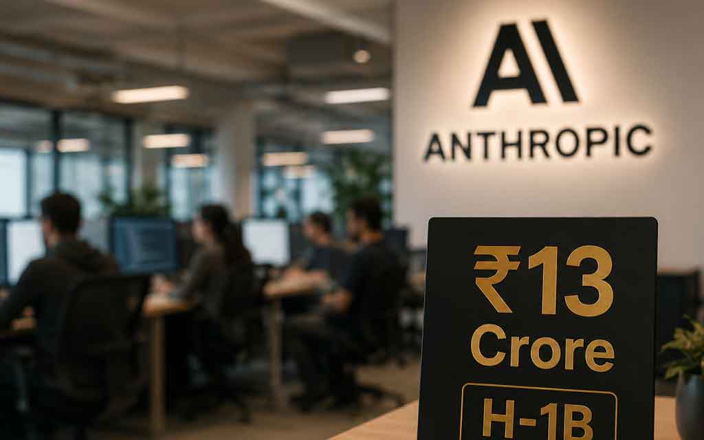 Anthropic offers record H-1B AI salaries, with elite researchers earning base pay of up to ₹13 crore amid the global AI talent race.