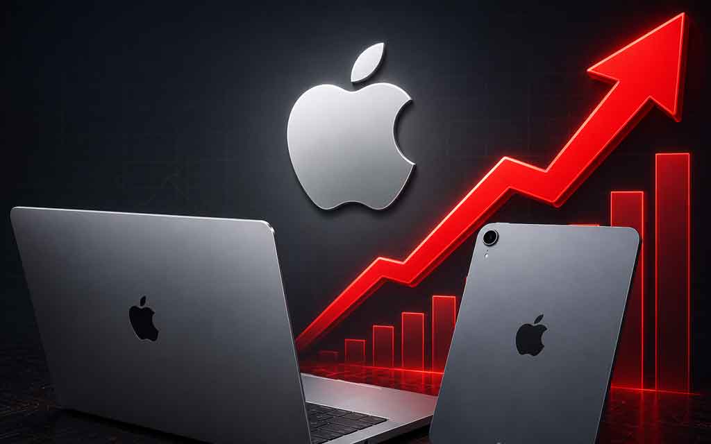 Apple MacBook and iPad price increases driven by AI-related memory chip shortages and rising DRAM and NAND storage costs.
