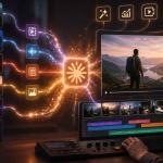 Claude Fable 5 AI automatically converting YouTube videos into viral social media clips with captions and automated publishing workflow
