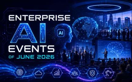 Enterprise AI professionals attending technology conferences focused on agentic AI, data platforms, and production AI systems in 2026
