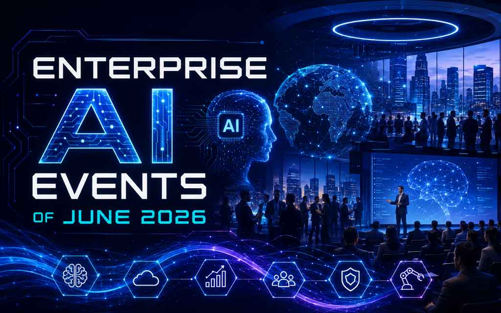 Enterprise AI professionals attending technology conferences focused on agentic AI, data platforms, and production AI systems in 2026