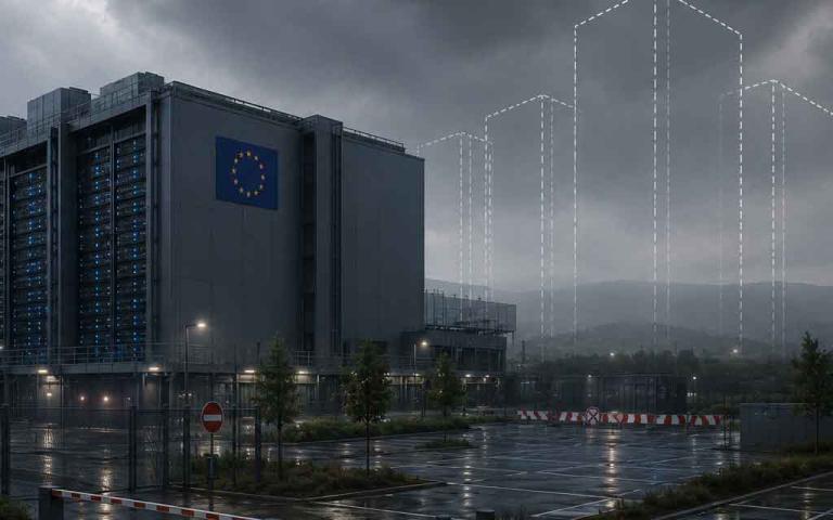 European Union scales back AI data center and gigafactory plans as infrastructure ambitions face funding and energy challenges.