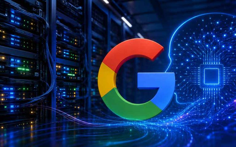 Google AI data center with Gemini AI servers illustrating compute capacity shortages, cloud infrastructure expansion, and growing AI demand in 2026.