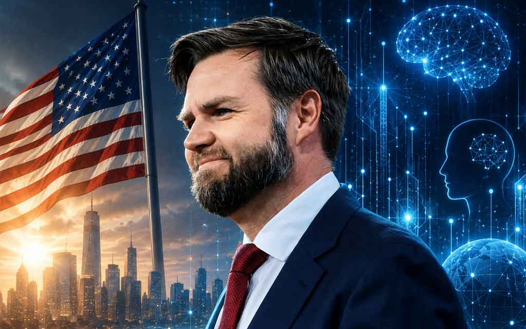Concept illustration of a U.S. sovereign wealth fund investing in major artificial intelligence companies such as OpenAI, Anthropic, and xAI.