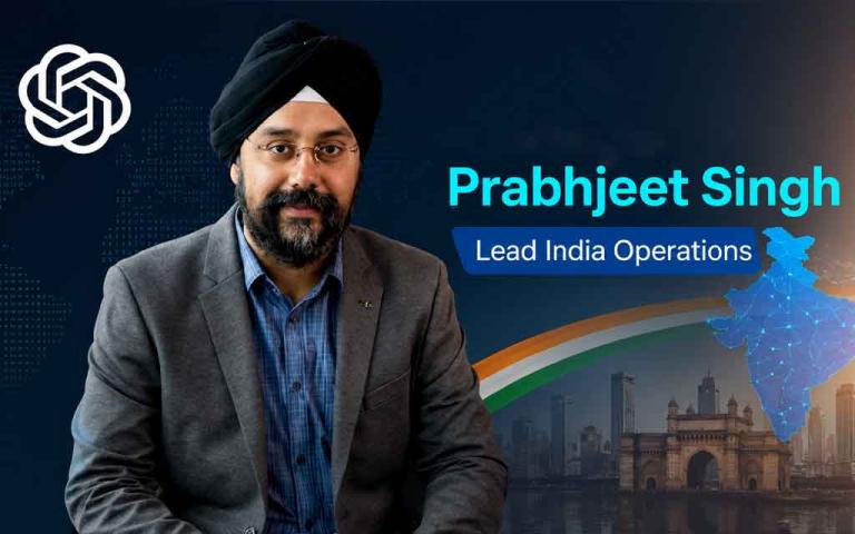 Prabhjeet Singh joins OpenAI as Managing Director for India to lead ChatGPT growth, enterprise AI adoption, and strategic partnerships.
