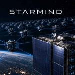 Futuristic AI satellites operating as orbital data centers around Earth with solar panels and advanced computing infrastructure.