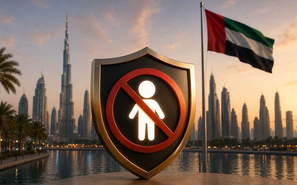 UAE introduces a ban on social media accounts for children under 15 as part of new online child safety regulations.