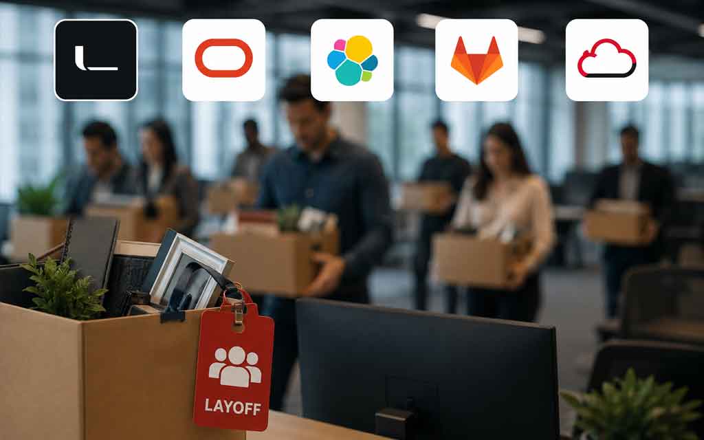 Major U.S. tech layoffs affecting AI, software, cloud, and electric vehicle companies as businesses restructure for the AI era.