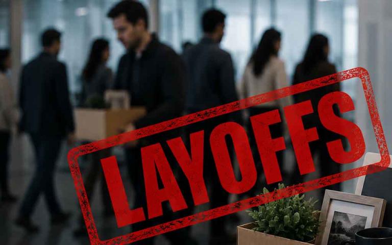 Office employees affected by technology layoffs as AI automation reshapes workforce trends