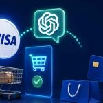 Visa payment integration with ChatGPT allowing AI agents to shop and make purchases using linked credit cards with spending controls