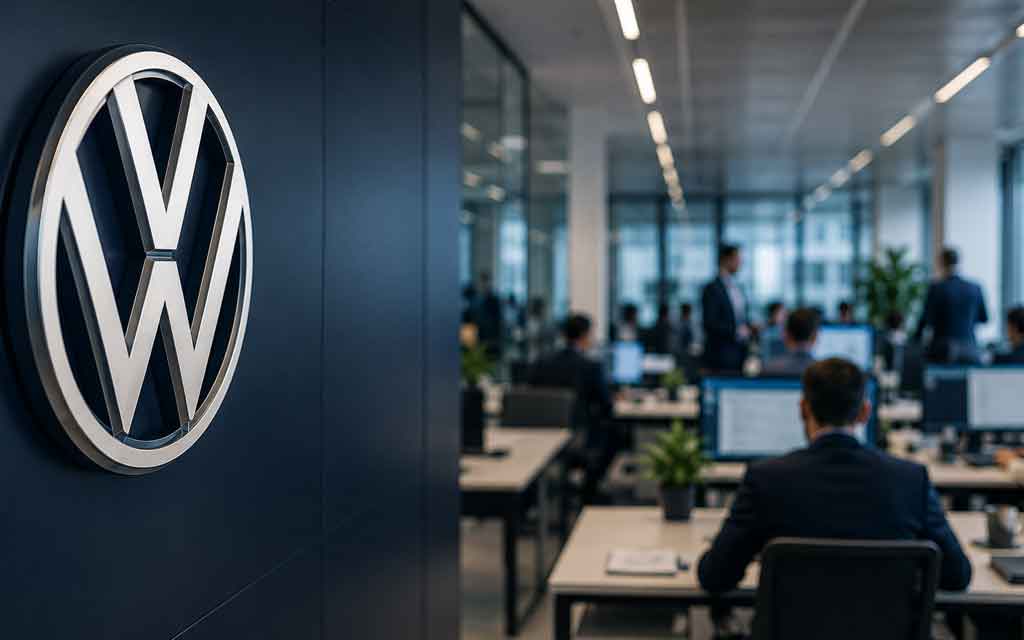 Volkswagen factory undergoing major restructuring as the automaker plans over 100,000 job cuts during its transition to electric vehicles.