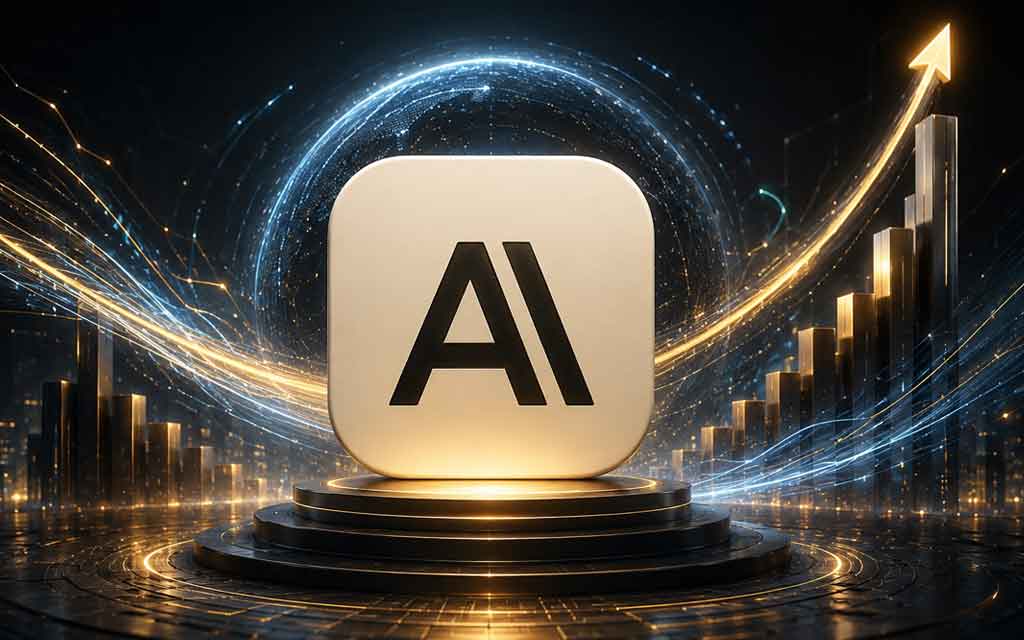 Elon Musk alongside Anthropic Claude AI branding representing Musk's statement that Anthropic is currently the leader in artificial intelligence