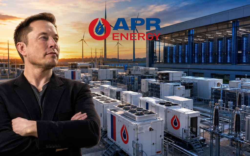 Elon Musk reportedly acquires APR Energy, adding rapid-deployment power capabilities to support xAI, Tesla, and future AI infrastructure expansion.