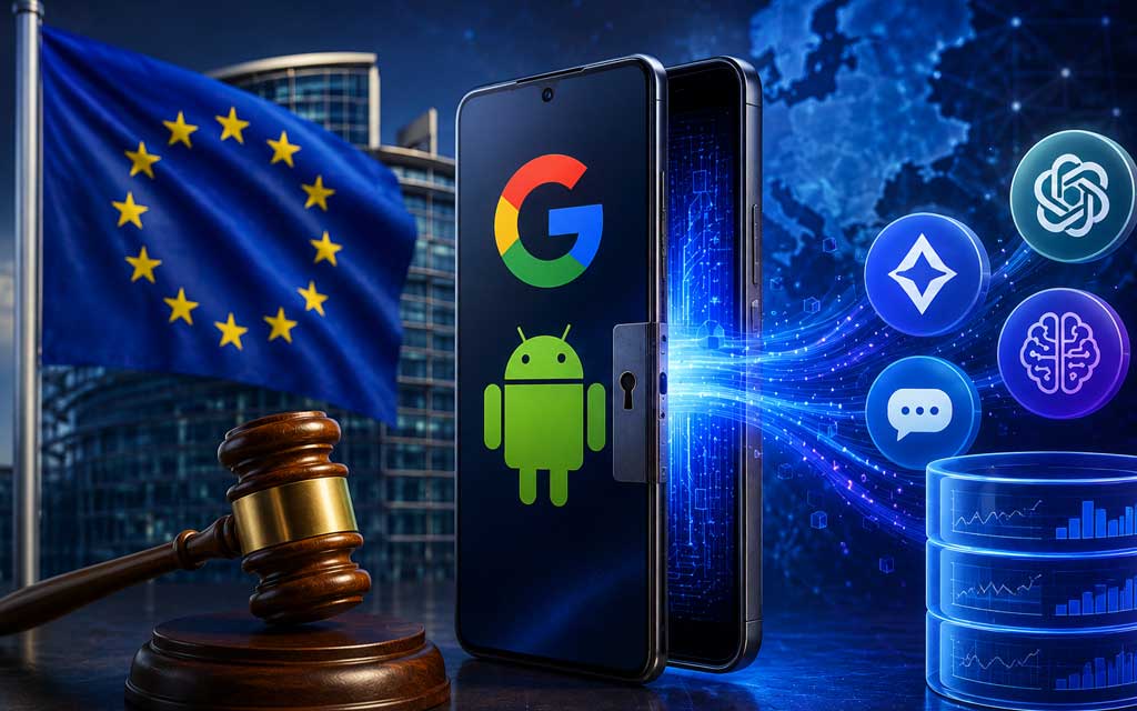 The European Commission has ordered Google to open Android to competing AI assistants and share anonymized search data, marking a major milestone in digital competition and AI regulation.