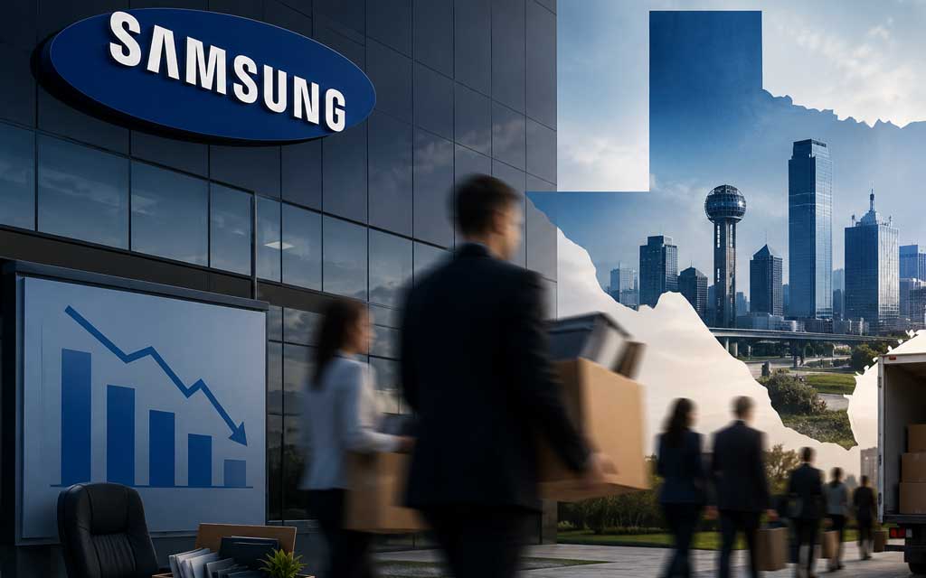 Samsung Electronics America is eliminating 739 positions in New Jersey as it shifts its U.S. headquarters to Texas. Here's what it means for employees and the tech industry.