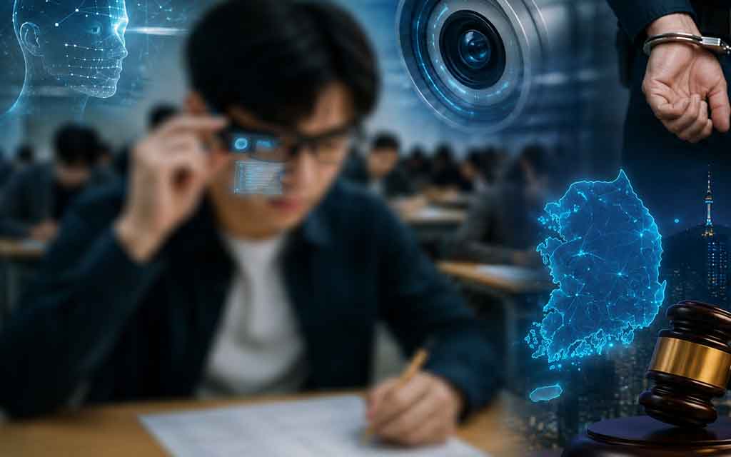 South Korea has filed criminal charges against a man accused of using AI-powered smart glasses during a national licensing exam, raising new concerns over AI and education security.