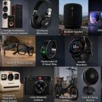 Collection of the best gadgets of July 2026 featuring AI wearables, AR smart glasses, wireless earbuds, portable chargers, smart speakers, and innovative consumer electronics.